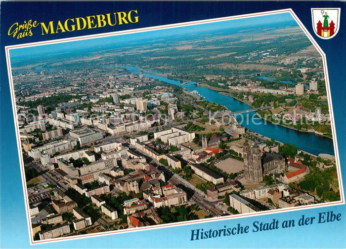 Magdeburg Fliegeraufnahme