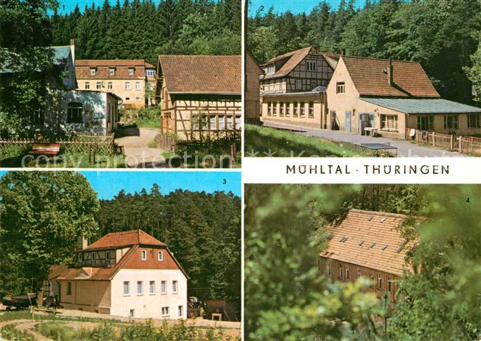 Muehltal Thueringen Pfarrmuehle Naupoldsmuehle Meuschensmuehle Froschmuehle