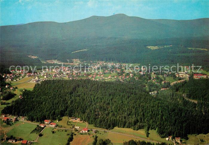 Spiegelau Nationalpark Bayerischer Wald mit Rachel Fliegeraufnahme