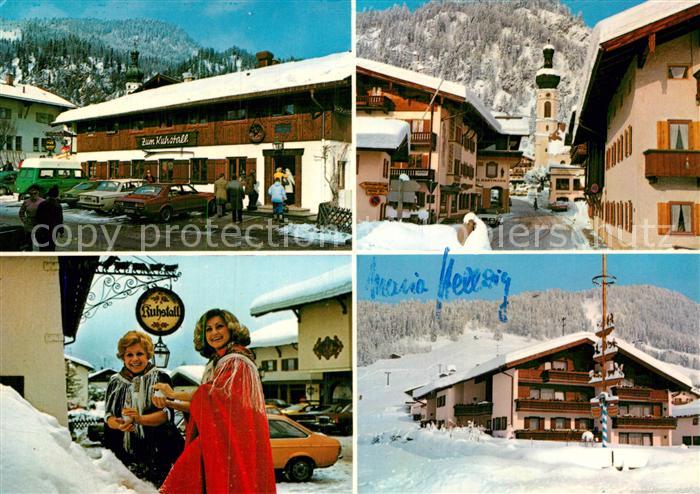 Reit Winkl Gasthaus Zum Kuhstall Ortsmotive