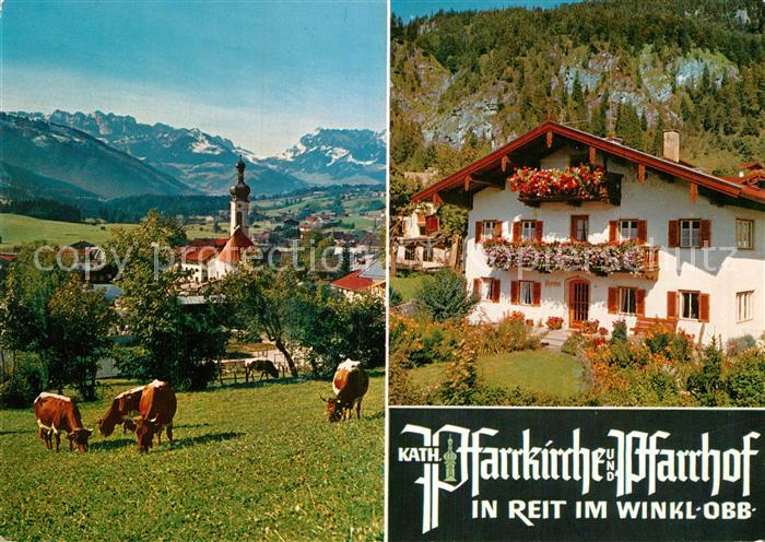 Reit Winkl Kath Pfarrkirche und Pfarrhof