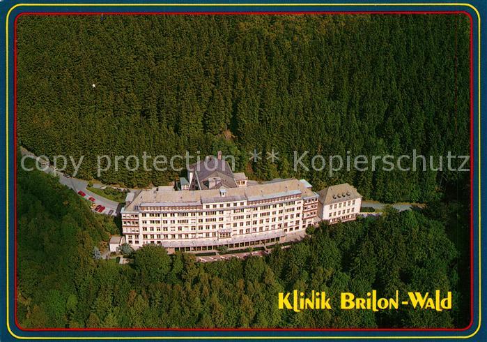 Brilon-Wald Klinik Brilon Wald Fliegeraufnahme