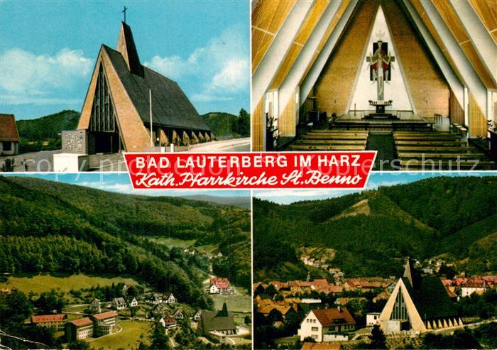 Bad Lauterberg Kath Pfarrkirche St Benno Inneres Panorama