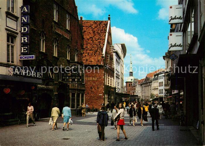 Oldenburg Niedersachsen Fussgaengerzone Lange Strasse