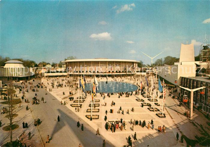 Bruxelles Bruessel Weltausstellung Die USA Der Hl Stuhl mit arab Laendern von de