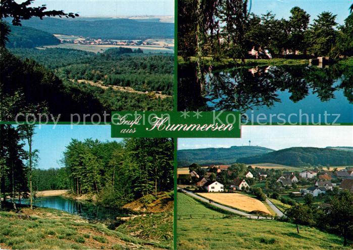 Hummersen Panorama Hotel Lippische Rose Weiher Ortsblick