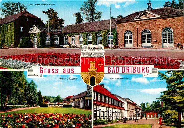 Bad Driburg Wandelalle Cafe Terrassen Kurpark Eingang