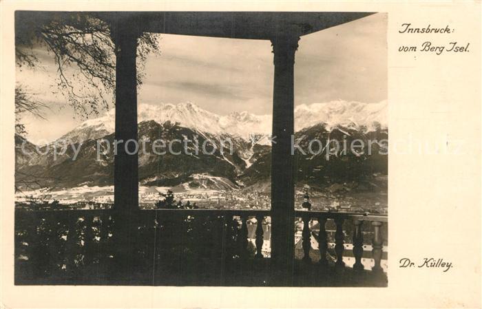 Innsbruck Blick vom Berg Isel