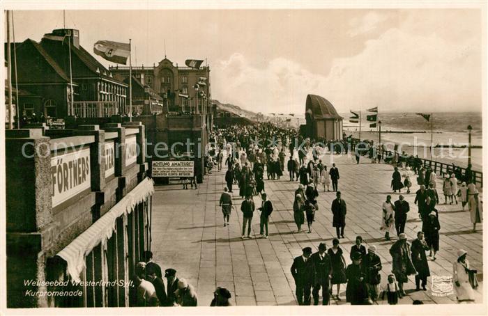 Westerland Sylt Kurpromenade