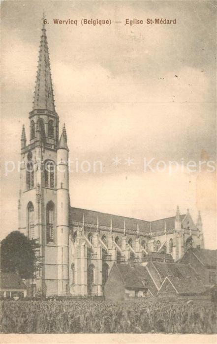Wervicq West-Vlaanderen Eglise St. Medard