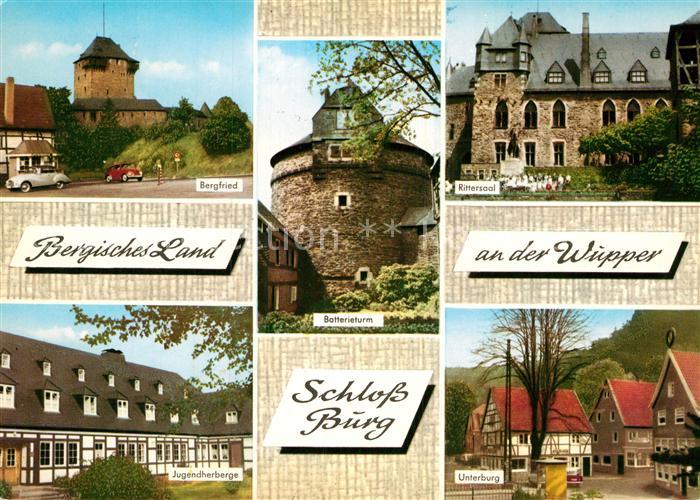 Solingen Bergfried Rittersaal Batterieturm Jugendherberge Unterburg