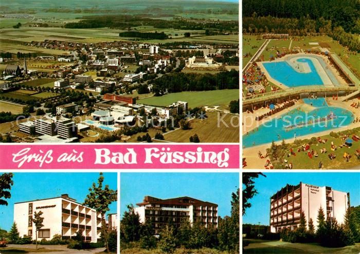 Bad Fuessing Fliegeraufnahme Freibad