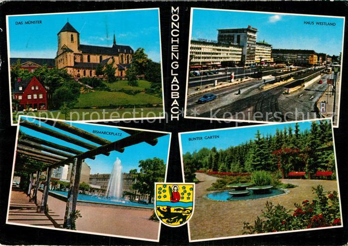 MoeNCHENGLADBACH NRW Haus Westland Bunter-Garten Muenster Bismarckplatz