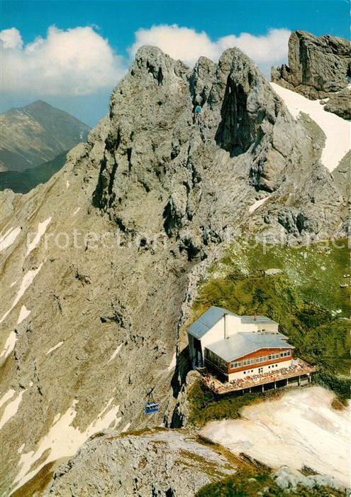 Mittenwald Bayern Fliegeraufnahme Karwendelbahn Bergstation