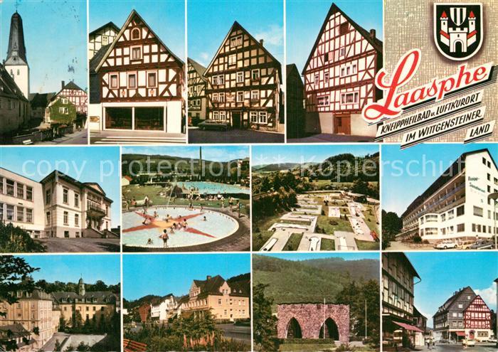 Laasphe Bad Fachwerk Freibad Minigolf