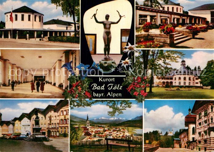 Bad Toelz Wandelhalle mit Kurhaus