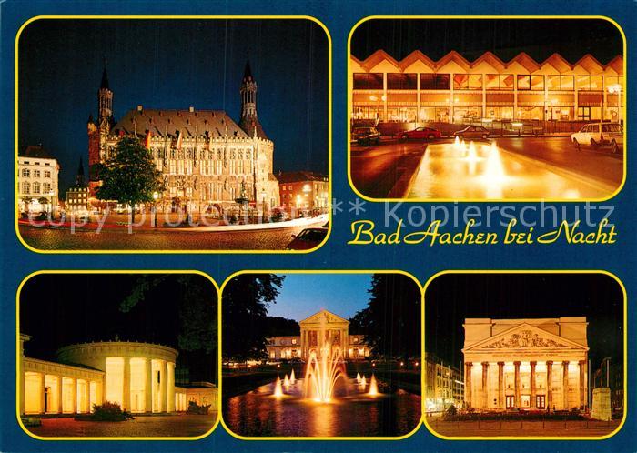 Bad Aachen bei Nacht