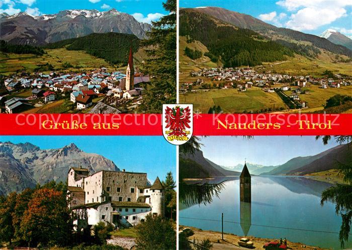 Nauders Tirol Fliegeraufnahme Seepartie