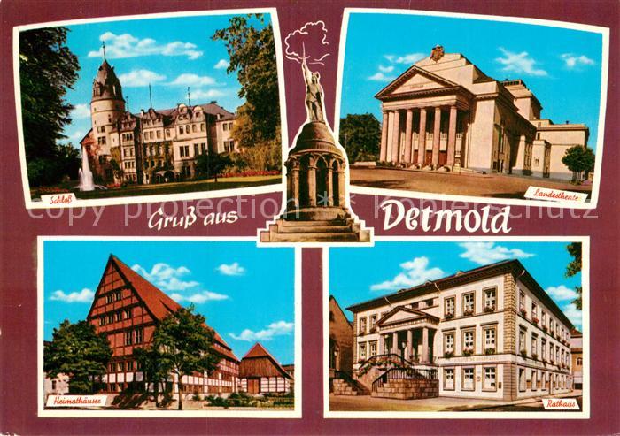 Detmold Schloss Rathaus Landestheater