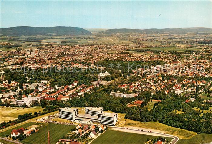 Bad Oeynhausen Porta Westfalica Kurklinik Fliegeraufnahme