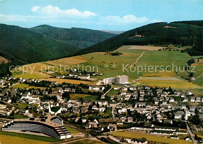 Willingen Sauerland Fliegeraufnahme Sauerland-Stern Kurklinik