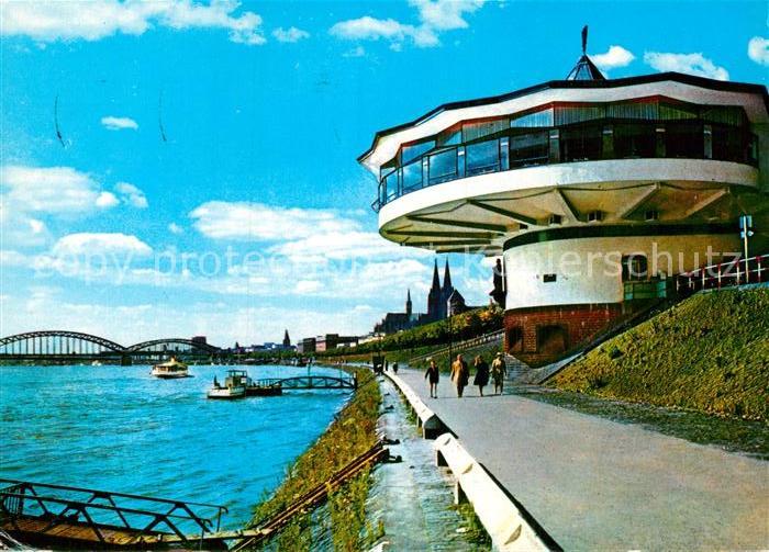 Koeln Rhein Restaurant Bastei Dom