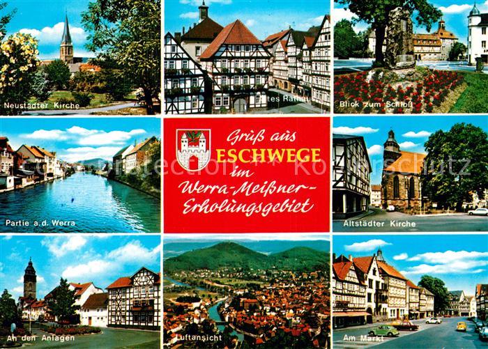 Eschwege Schloss Markt Neustaedter Kirche Rathaus