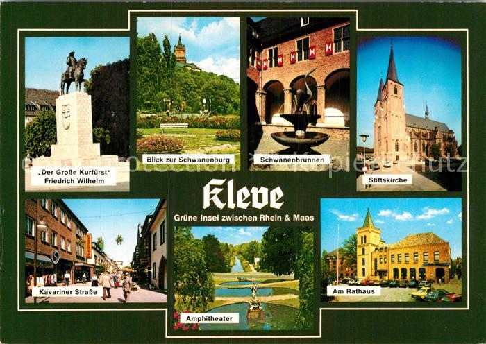 Kleve Stiftskirche Rathaus Amphitheater