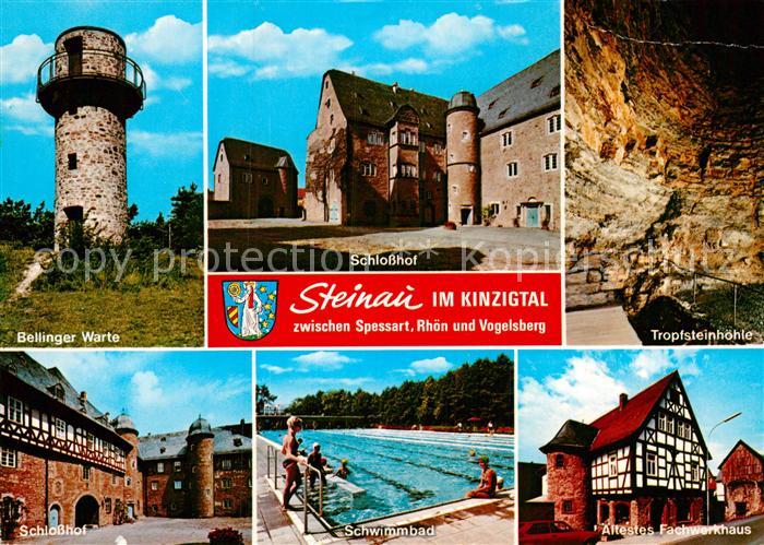 Steinau Spessart Bellinger Warte Schlosshof Tropfsteinhoehle