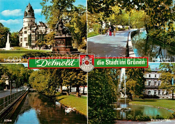 Detmold Palaisgarten Schlosspark Allee