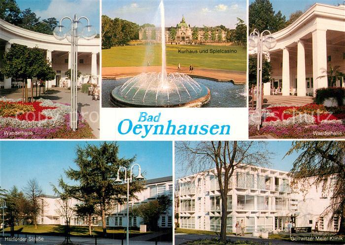 Bad Oeynhausen Wandelhalle Gollwitzer-Meier-Klinik Herforder Strasse