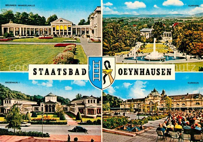 Bad Oeynhausen Kurpark Kurhaus Badehaus Brunnen-Wandelhalle