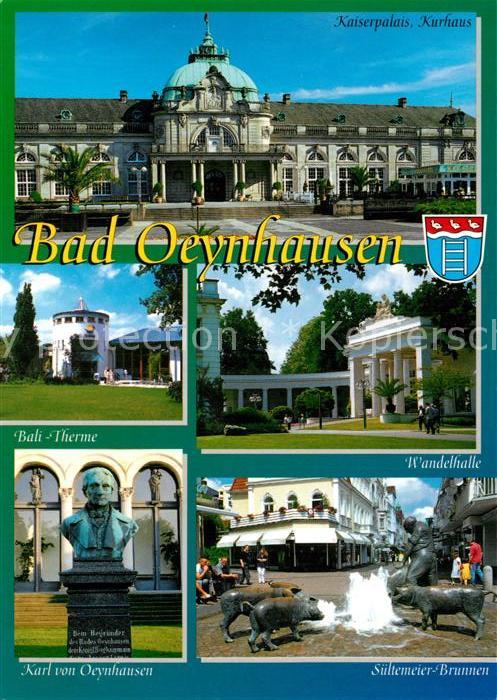 Bad Oeynhausen Kaiserpalais Kurhaus Wandelhalle Bali-Therme