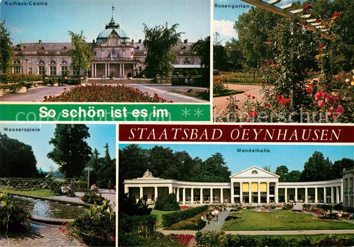 Bad Oeynhausen Rosengarten Kurhaus-Casino Wasserspiele