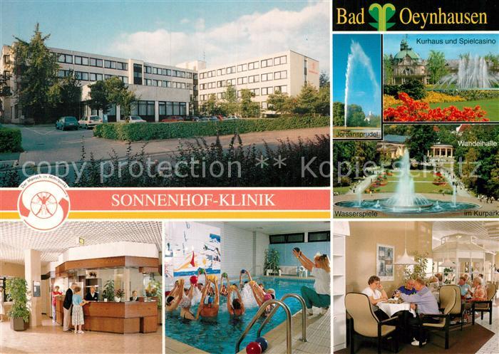 Bad Oeynhausen Sonnenhof-Klinik Kurpark Kurhaus
