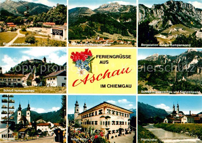 Aschau Chiemgau Schloss Hohenaschau Pfarrkirche Hotel Post