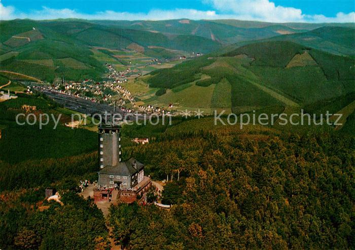 Altenhundem Fliegeraufnahme Aussichtsturm Hohe Bracht