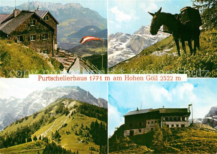 Purtschellerhaus Hoher Goell Untersberg Huettenmuli Eckersattel