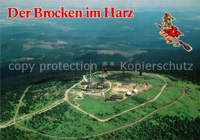 Brocken Harz Fliegeraufnahme