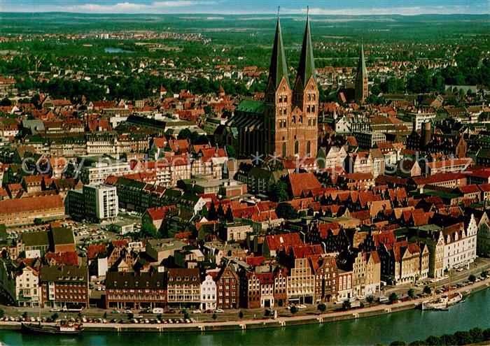 Luebeck Fliegeraufnahme