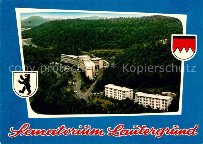 Schwabthal Sanatorium Lautergrund Fliegeraufnahme