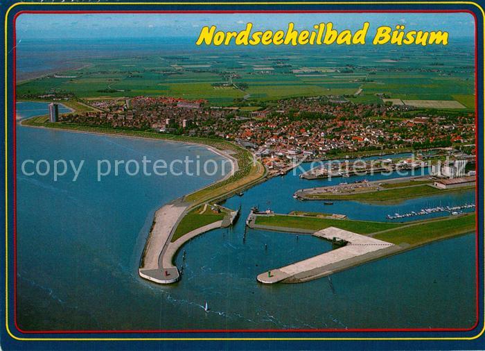 Buesum Nordseebad Fliegeraufnahme