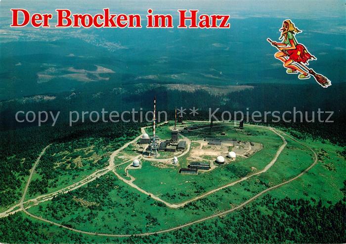 Brocken Harz Fliegeraufnahme