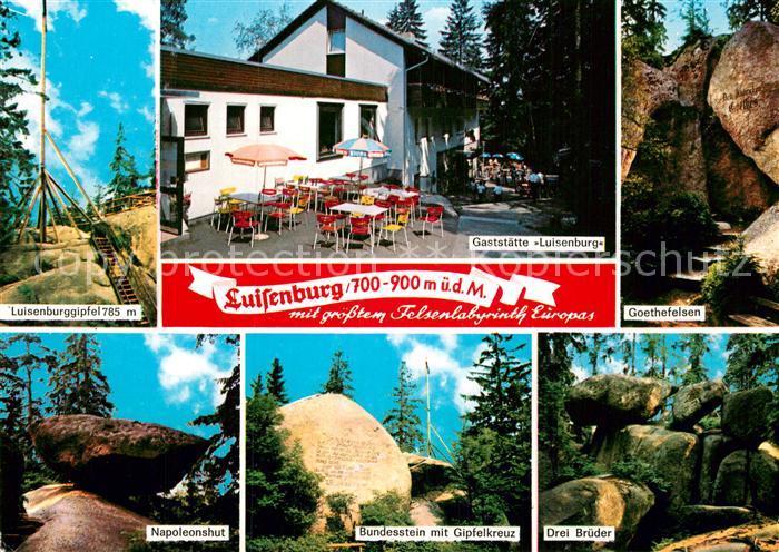 Luisenburg Gaststaette Goethefelsen Luisenburggipfel