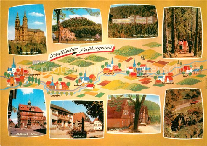 Staffelstein Rathaus Vierzehnheiligen Sanatorium Lautergrund