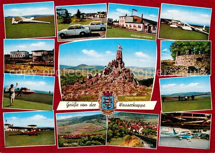 Wasserkuppe Rhoen Hotel Rhoengeistklause Fliegerdenkmal