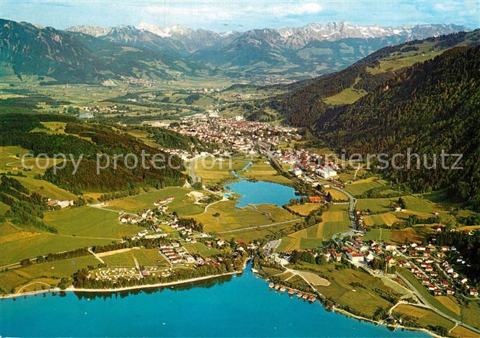 Immenstadt Allgaeu Fliegeraufnahme Alpsee Buehl