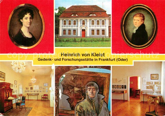 Frankfurt Oder Heinrich von Kleist Kleist Ausstellungsraeume