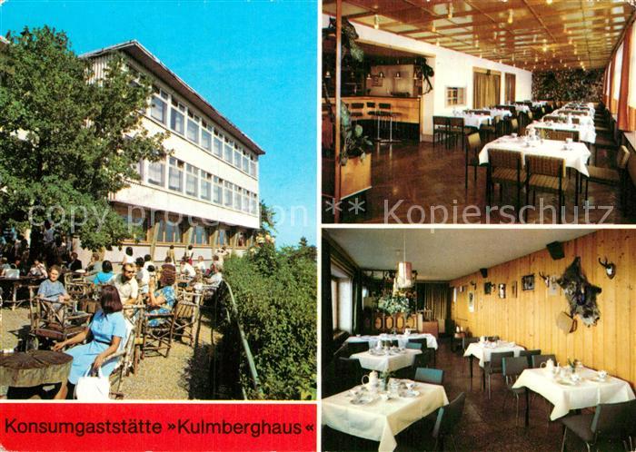 Saalfeld Saale Konsumgaststaette Kulmberghaus