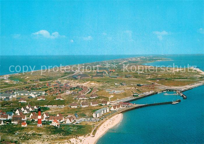 Hoernum Sylt Fliegeraufnahme Hafen